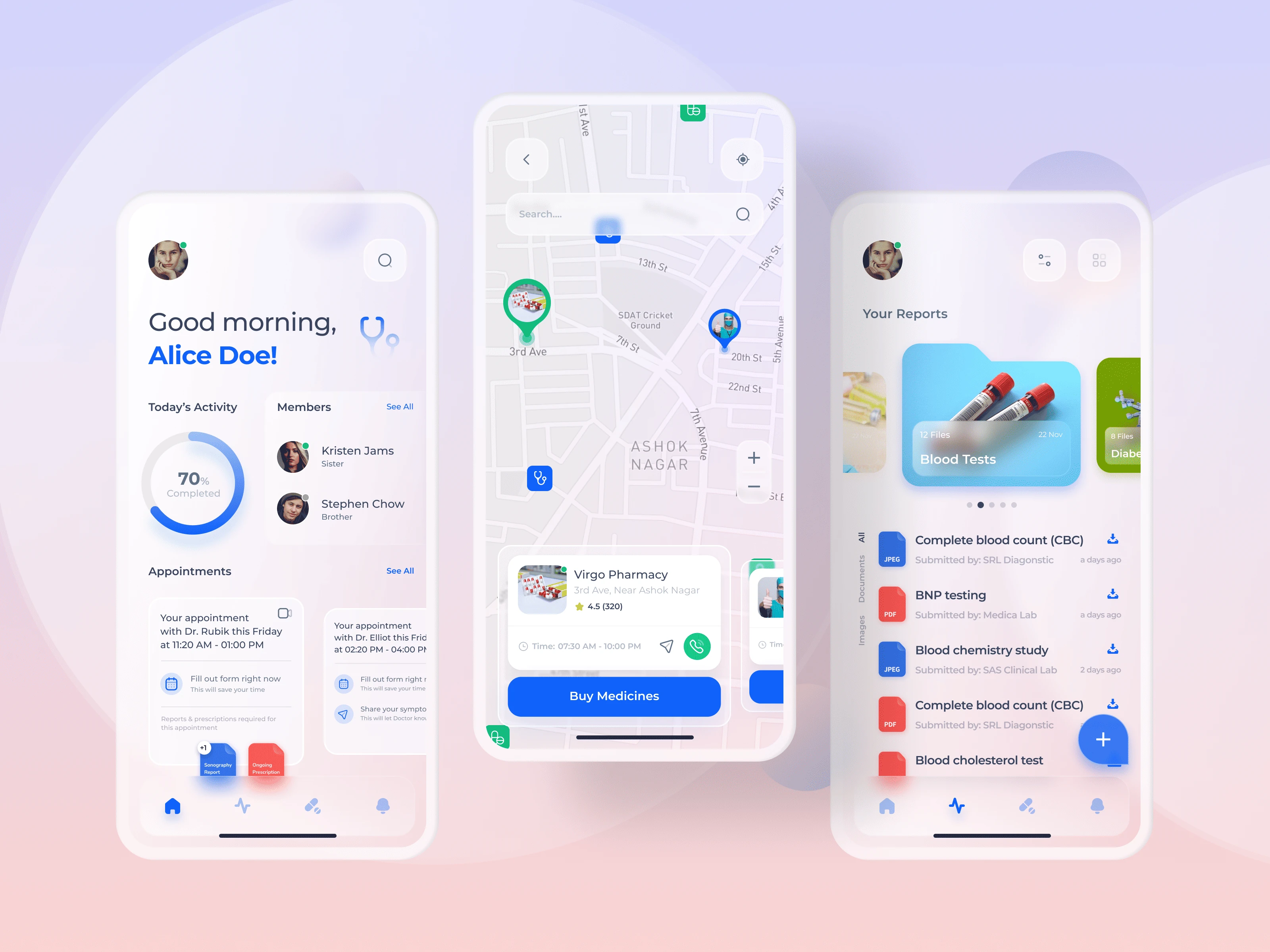 Application Mobile Santé Connectée
