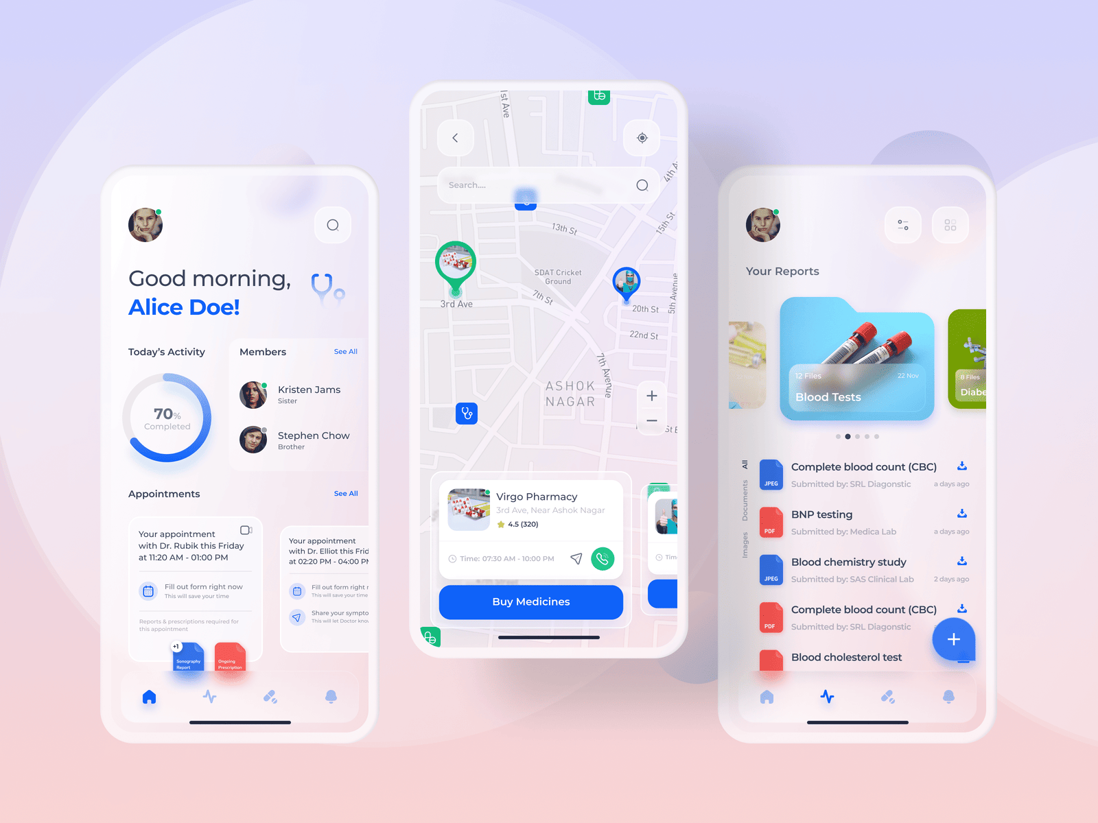 Application Mobile Santé Connectée